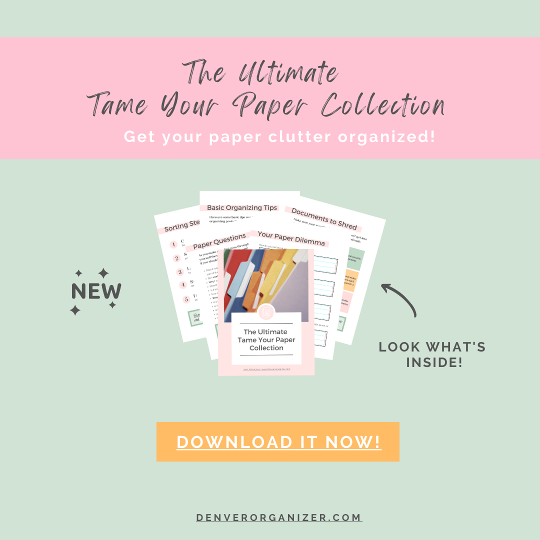 Paper Clutter | The Ultimate Tame Your Paper Collection